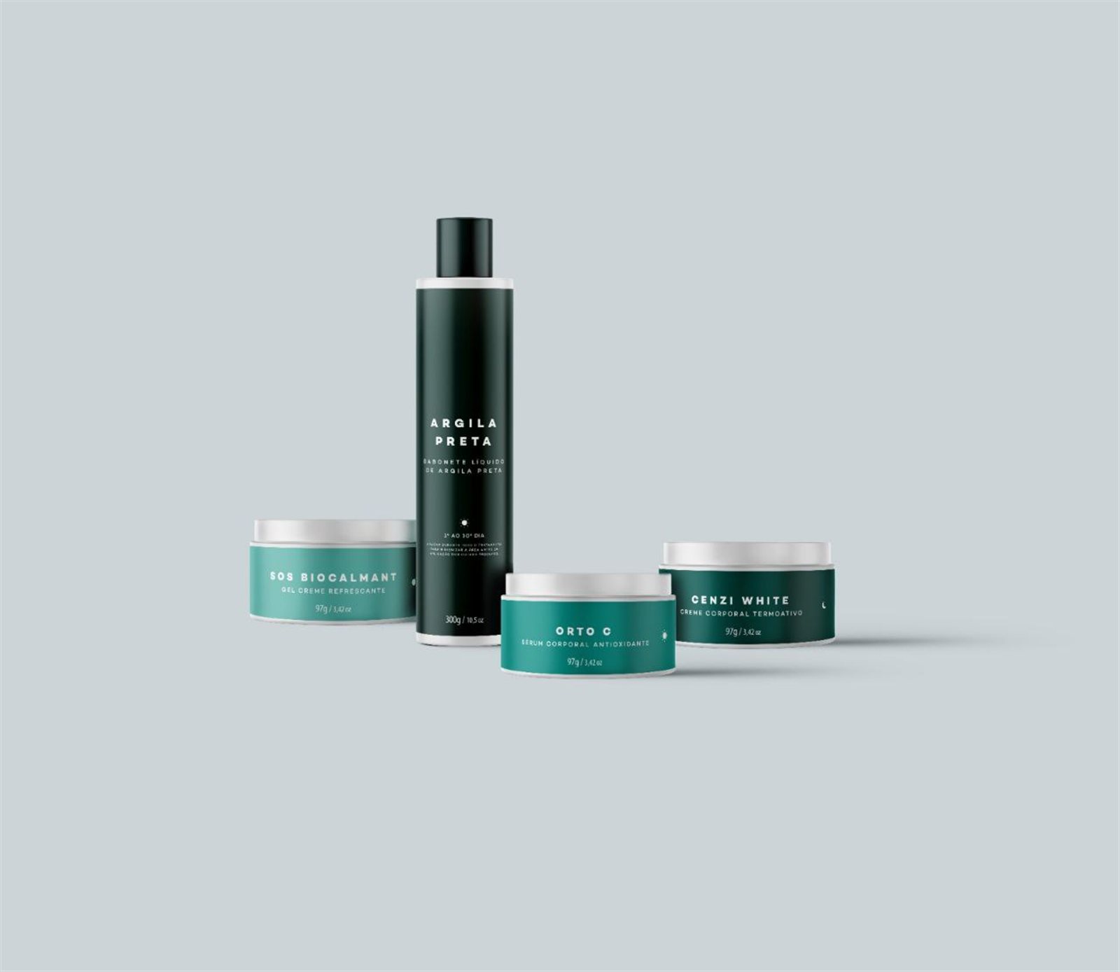 Kit STRIORT® Home Care — os quatro produtos da linha